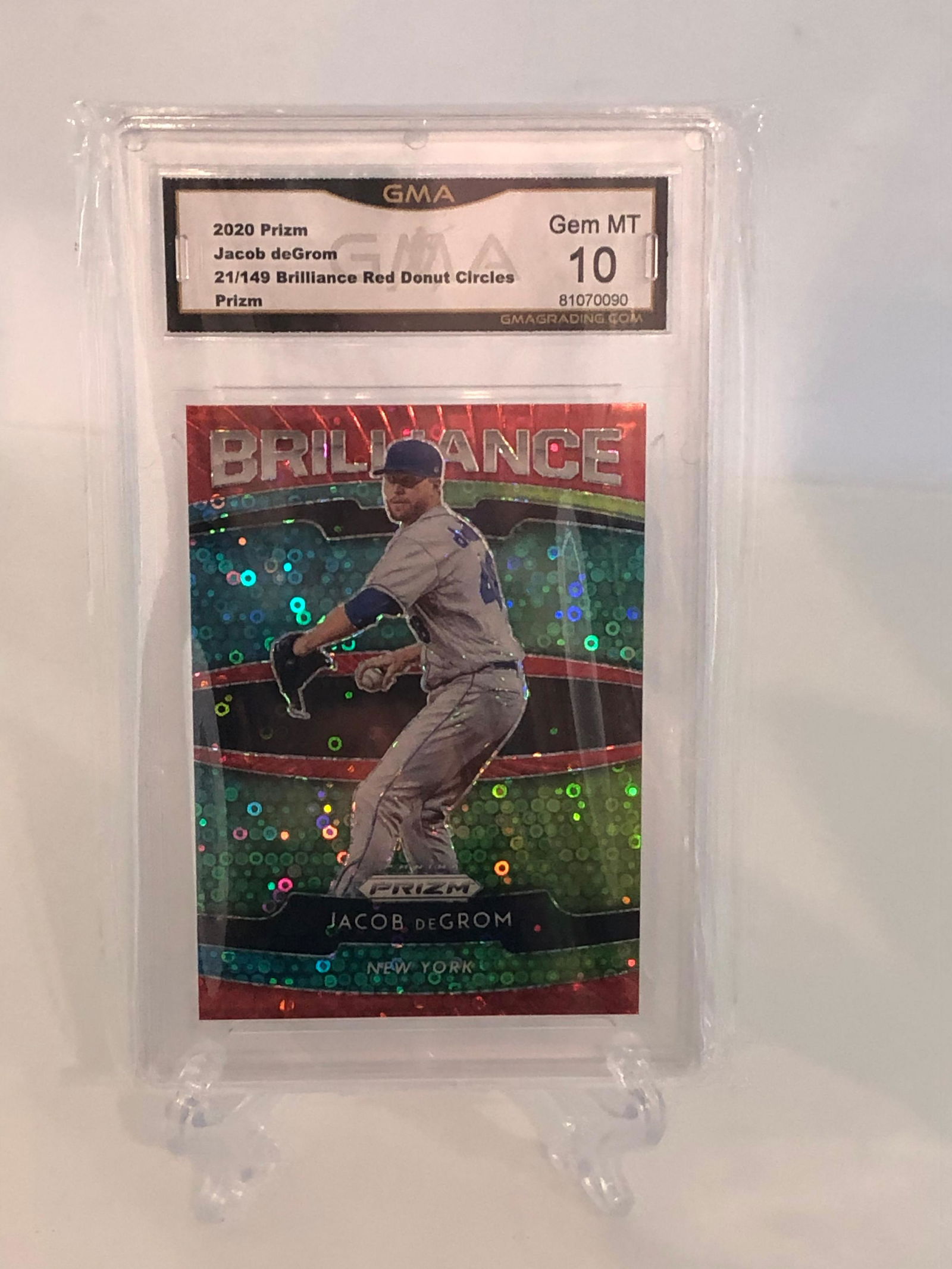 Jacob DeGrom Brilliance Red Donut Circles GMA 10 ( 21 (1 of 1)