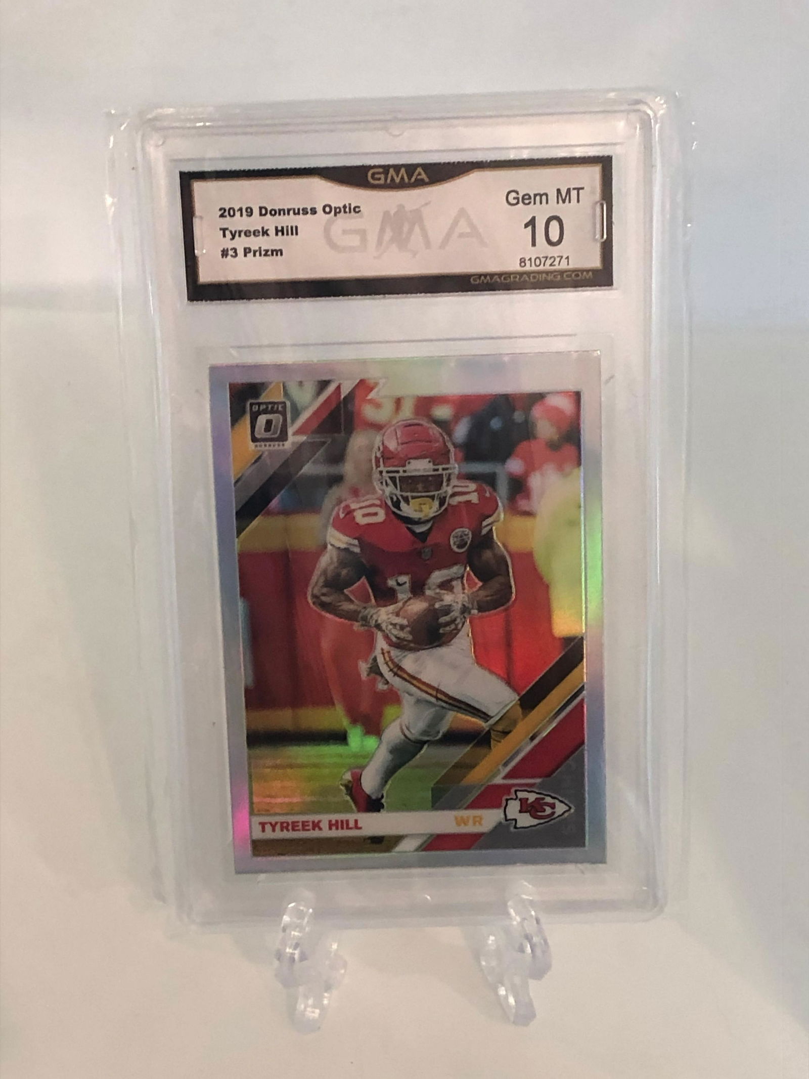 Tyreek Hill Donruss Optic GMA 10 (1 of 1)
