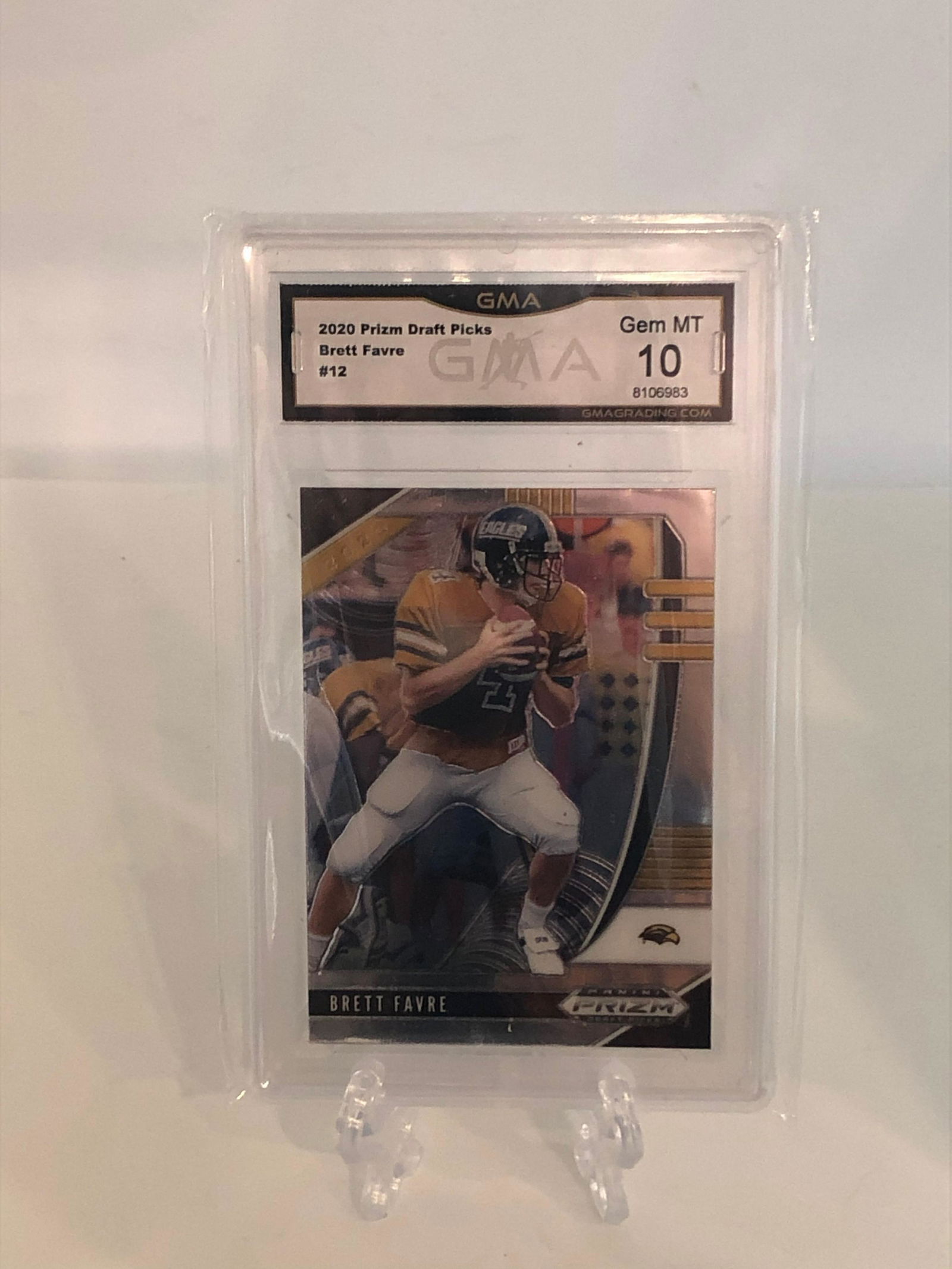 Brett Favre Prizm Draft Picks GMA 10 (1 of 1)