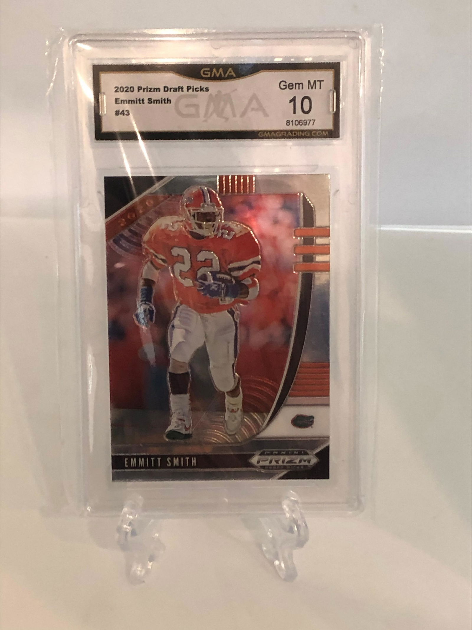 Emmitt Smith Prizm Draft Picks GMA 10 (1 of 1)