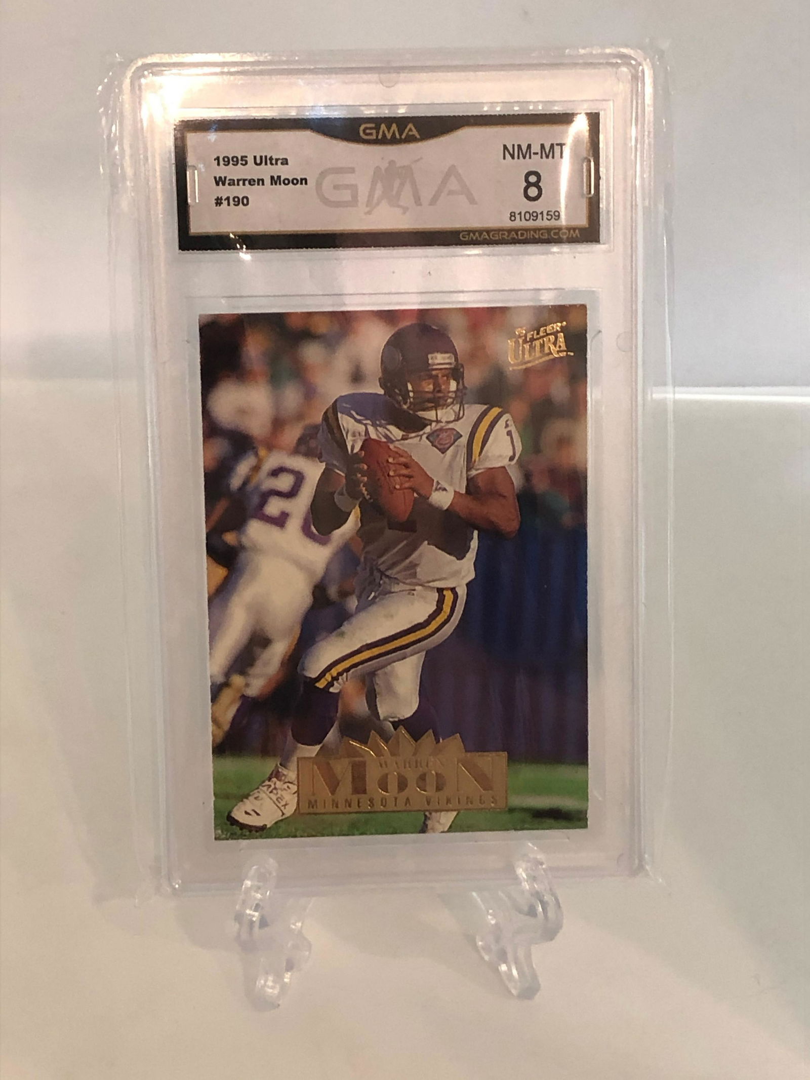 Warren Moon Ultra Fleer GMA 8 (1 of 1)