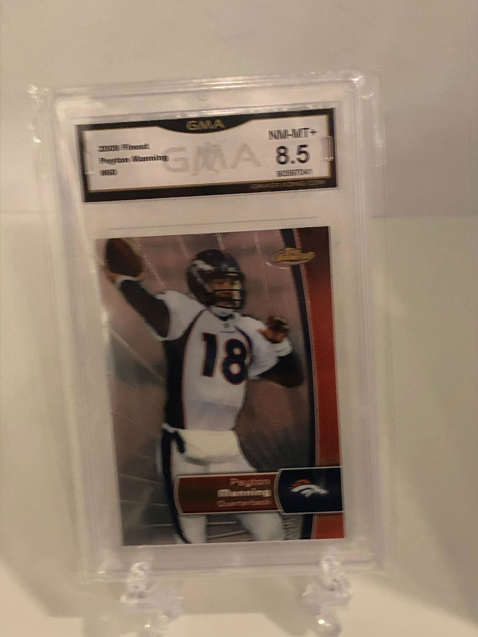 Peyton Manning Topps Finest GMA 8.5 (1 of 1)