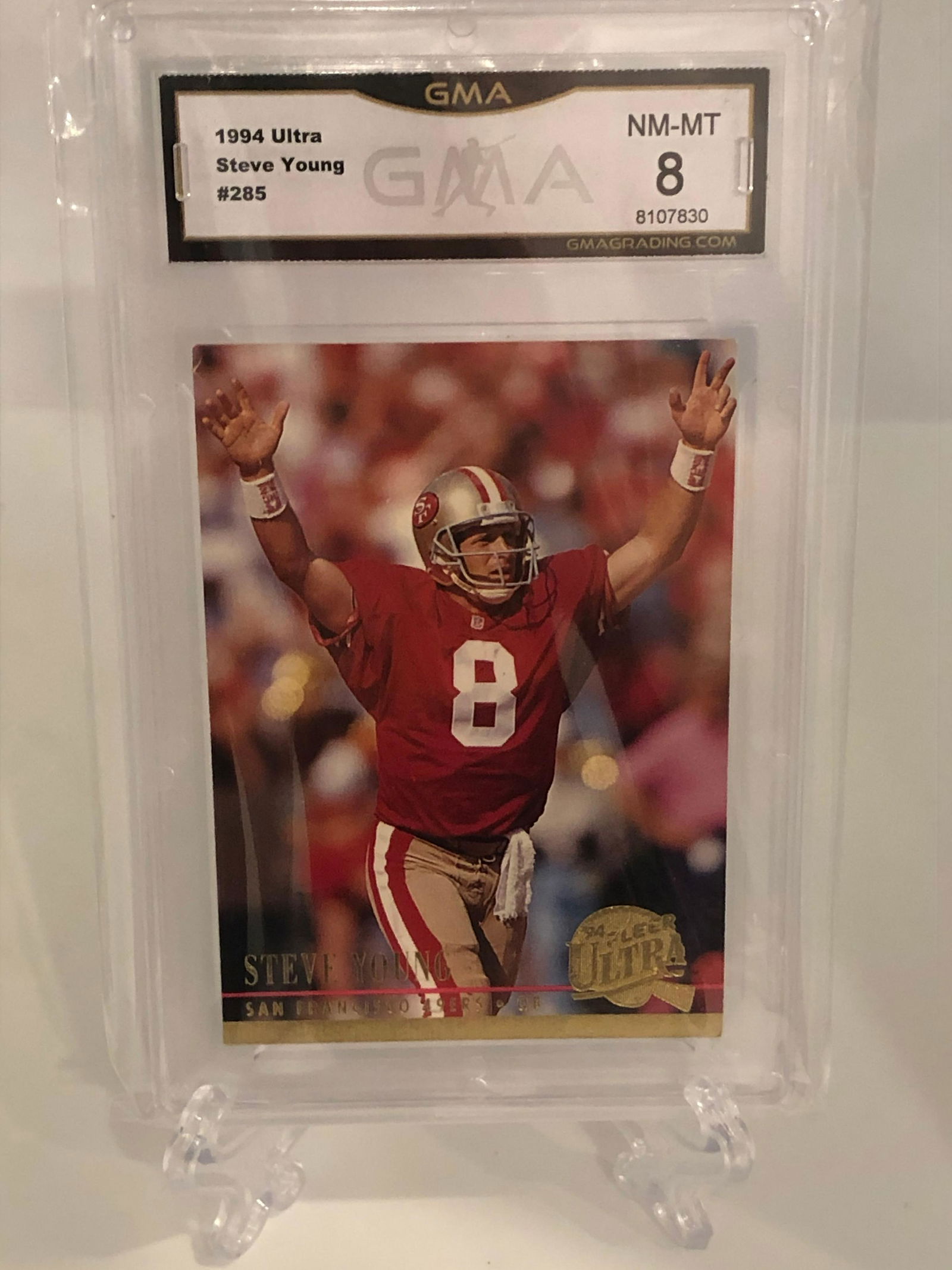 Steve Young Ultra Fleer GMA 8 (1 of 1)