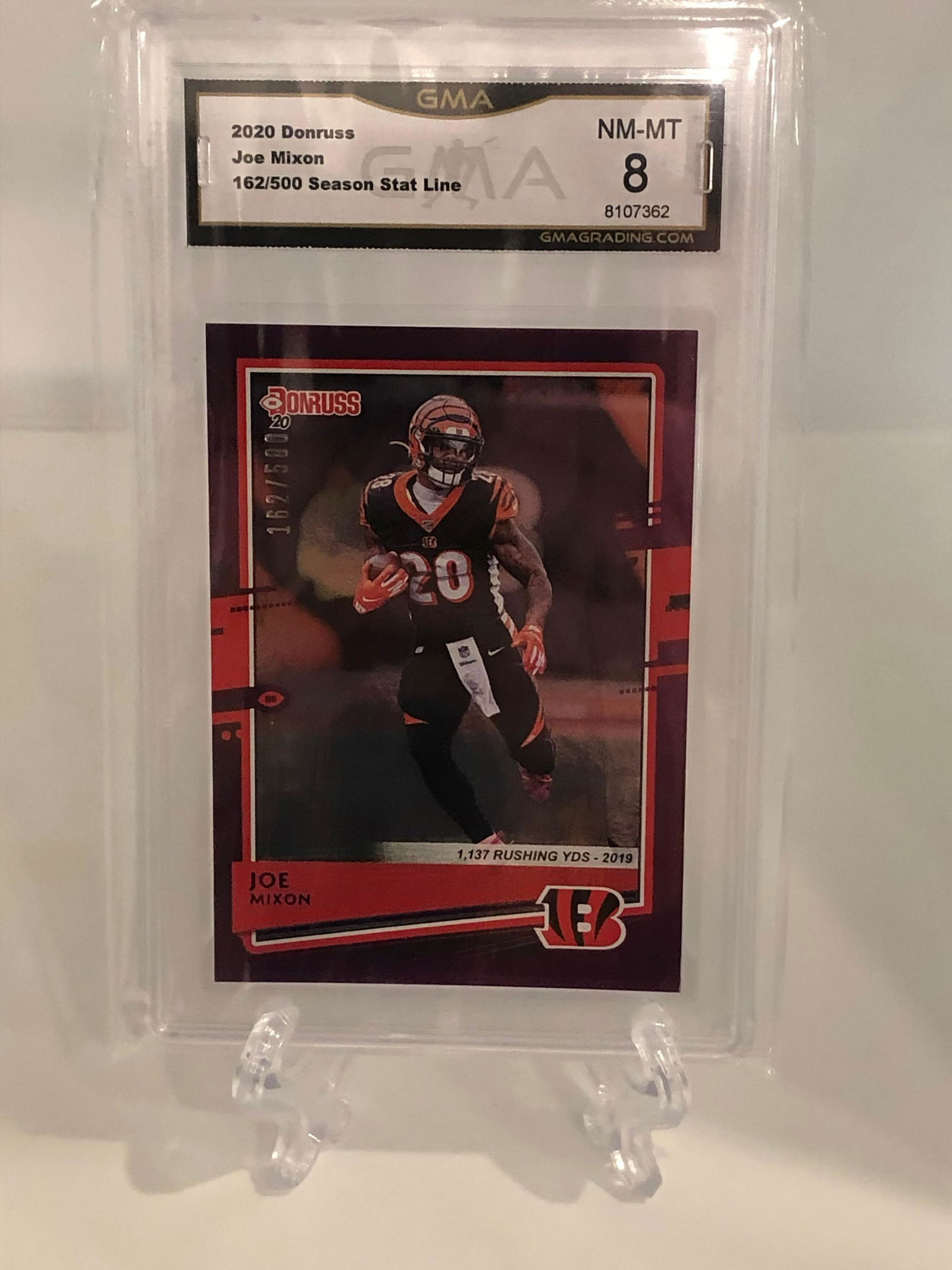 Joe Mixon Season Stat Line GMA 8 (162 of 500) (1 of 1)