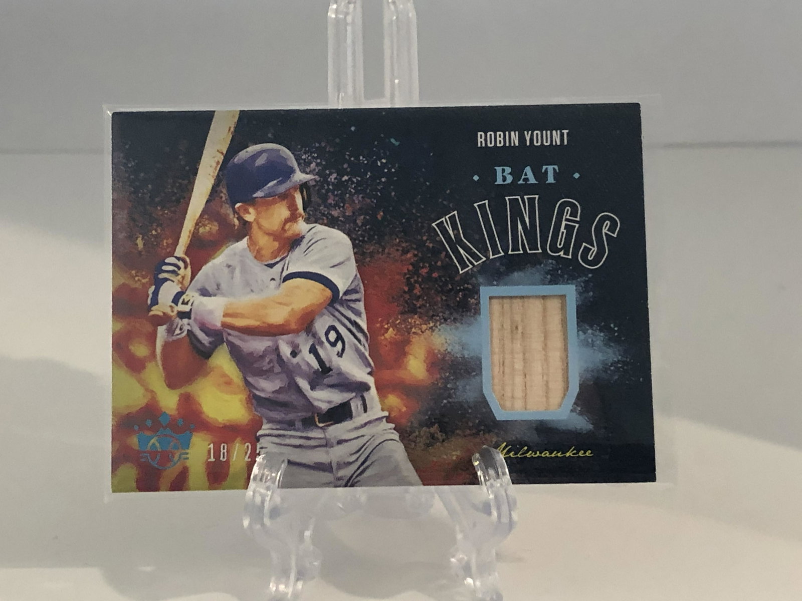 Robin Yount Bat Kings Relic Baseball Card (18 of 25): Relic Card
