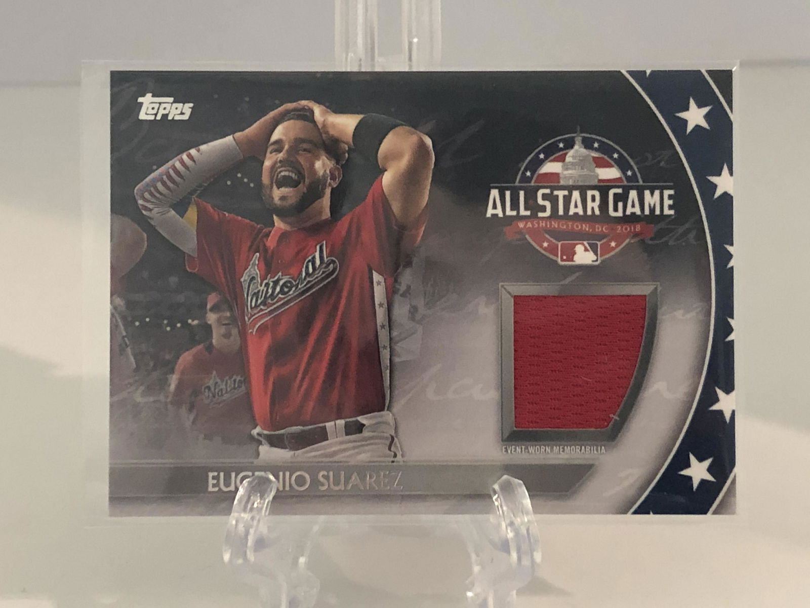 Eugenio Suarez Baseball Relic Card (1 of 1)