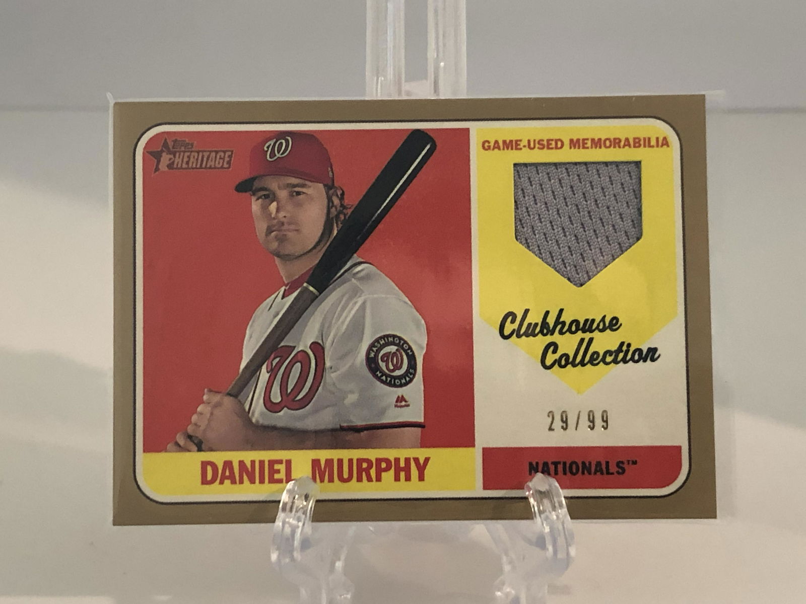 Daniel Murphy Relic Baseball Card (29 of 99) (1 of 1)