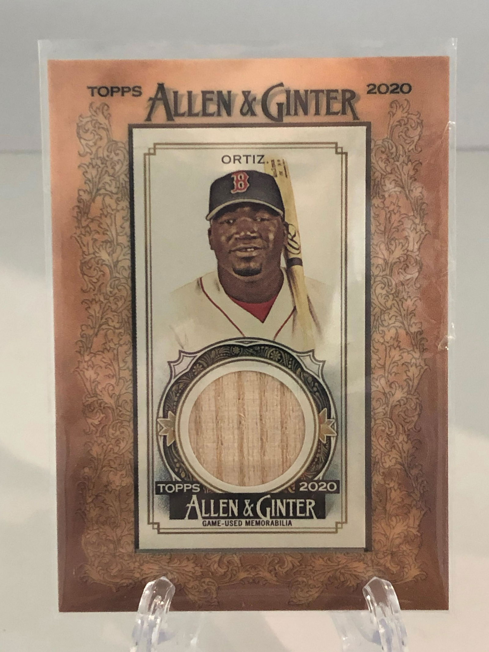 David Ortiz Relic Baseball Card (1 of 1)