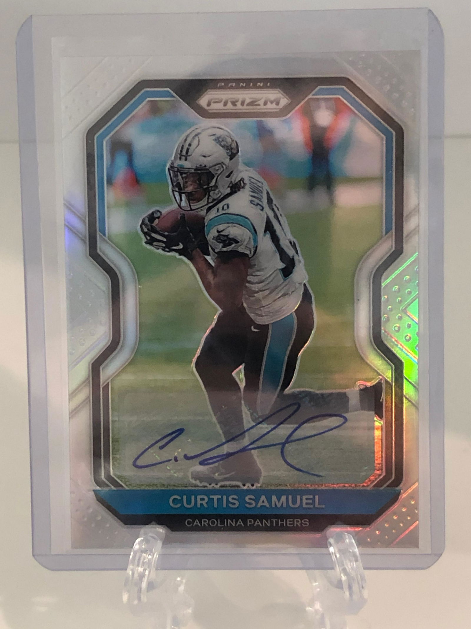 Curtis Samuel Autographed Panini Prizm (1 of 1)
