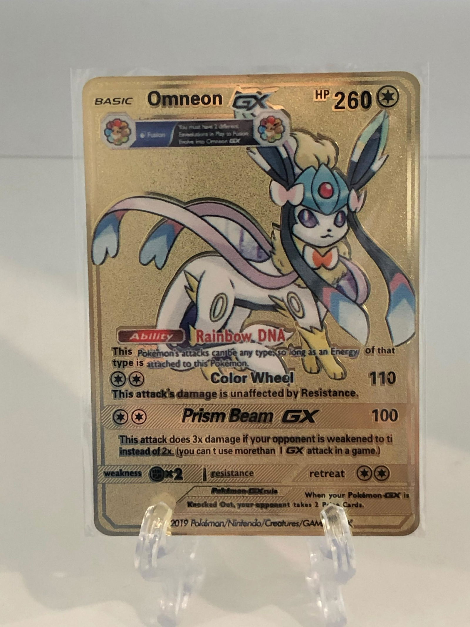 Omneon GX Custom Made Pokemon Card (1 of 1)