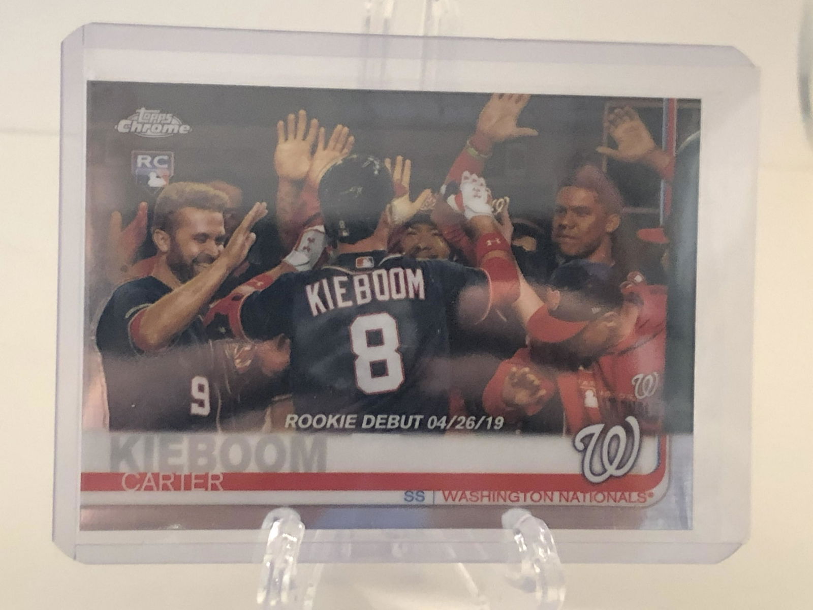 Carter Kieboom Topps Chrome Rookie Card (1 of 1)