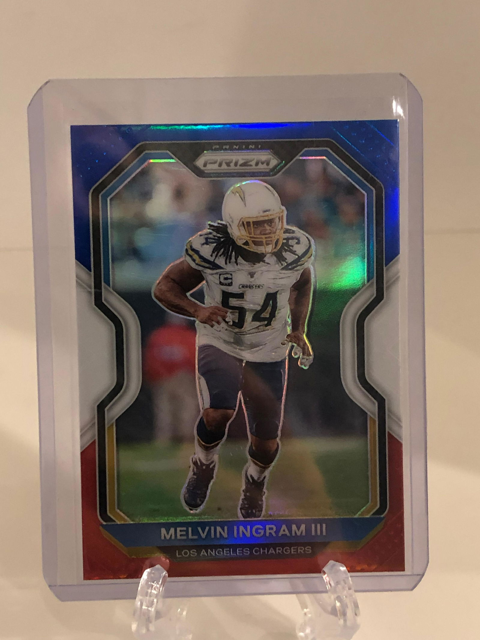 Melvin Ingram Panini Prizm Red/White/Blue Refractor (1 of 1)