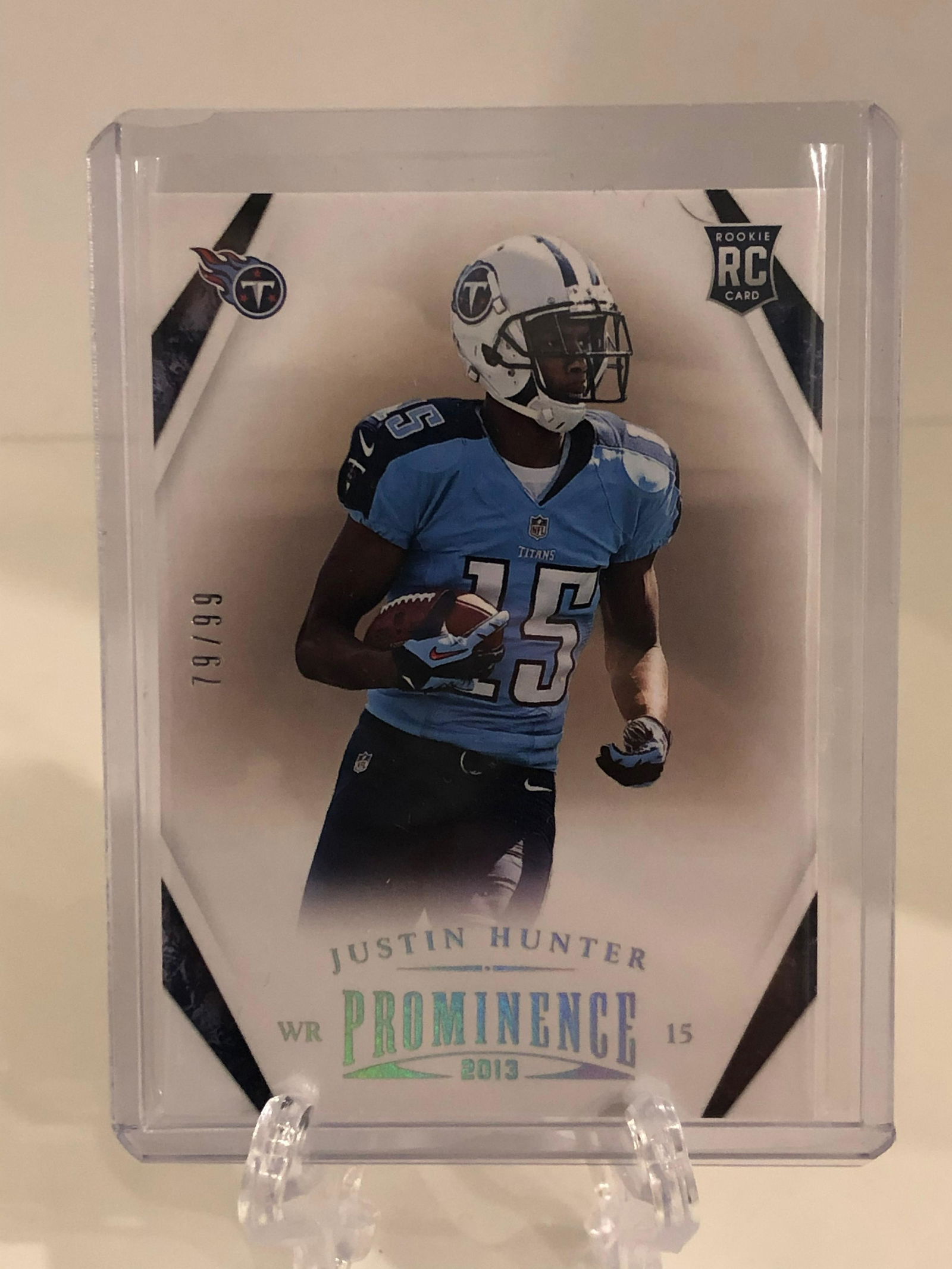 Justin Hunter Panini Prominence Rookie Card (79 of 99) (1 of 1)