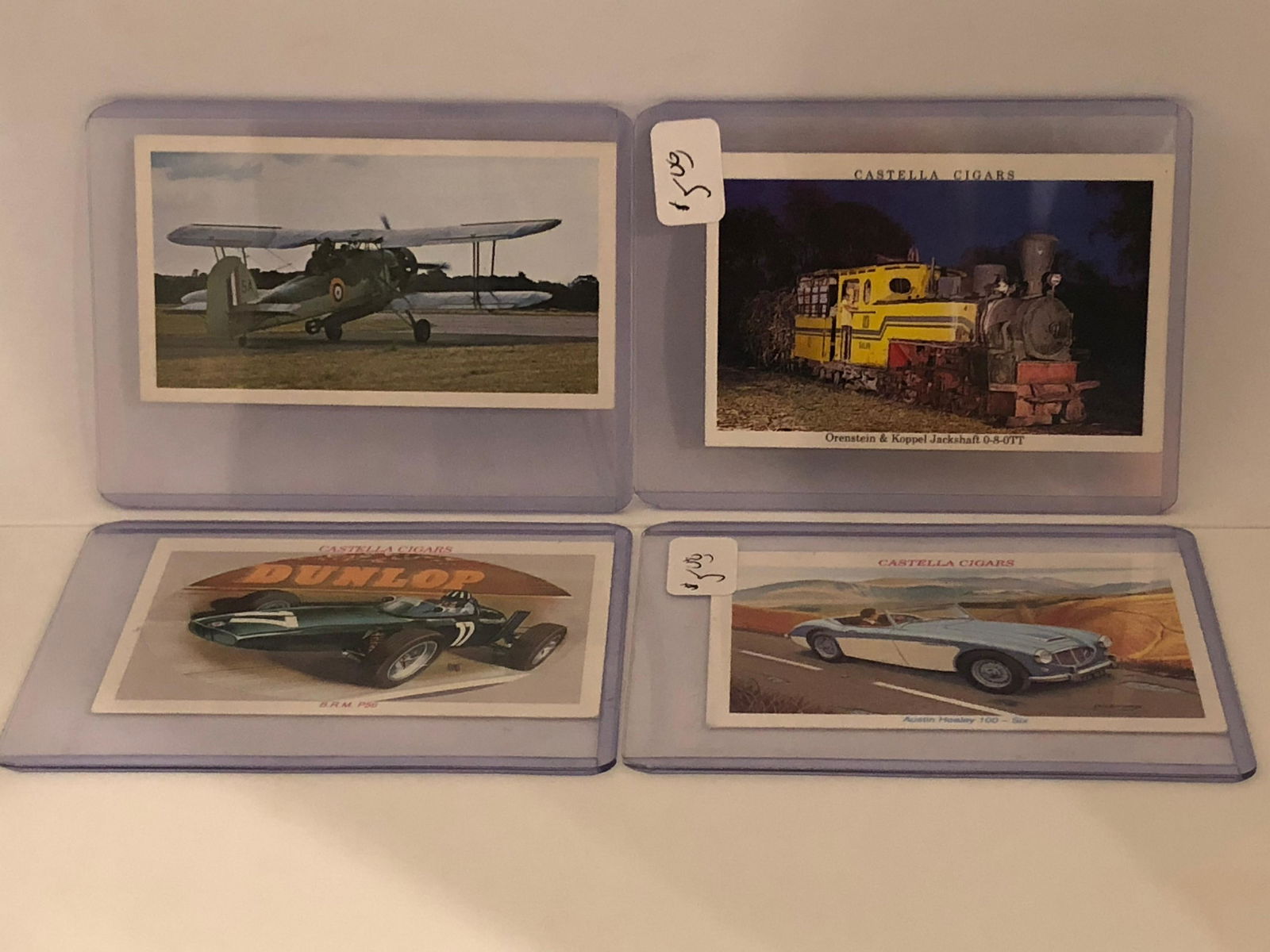 Lot of 4 Cigar Cards (1 of 1)