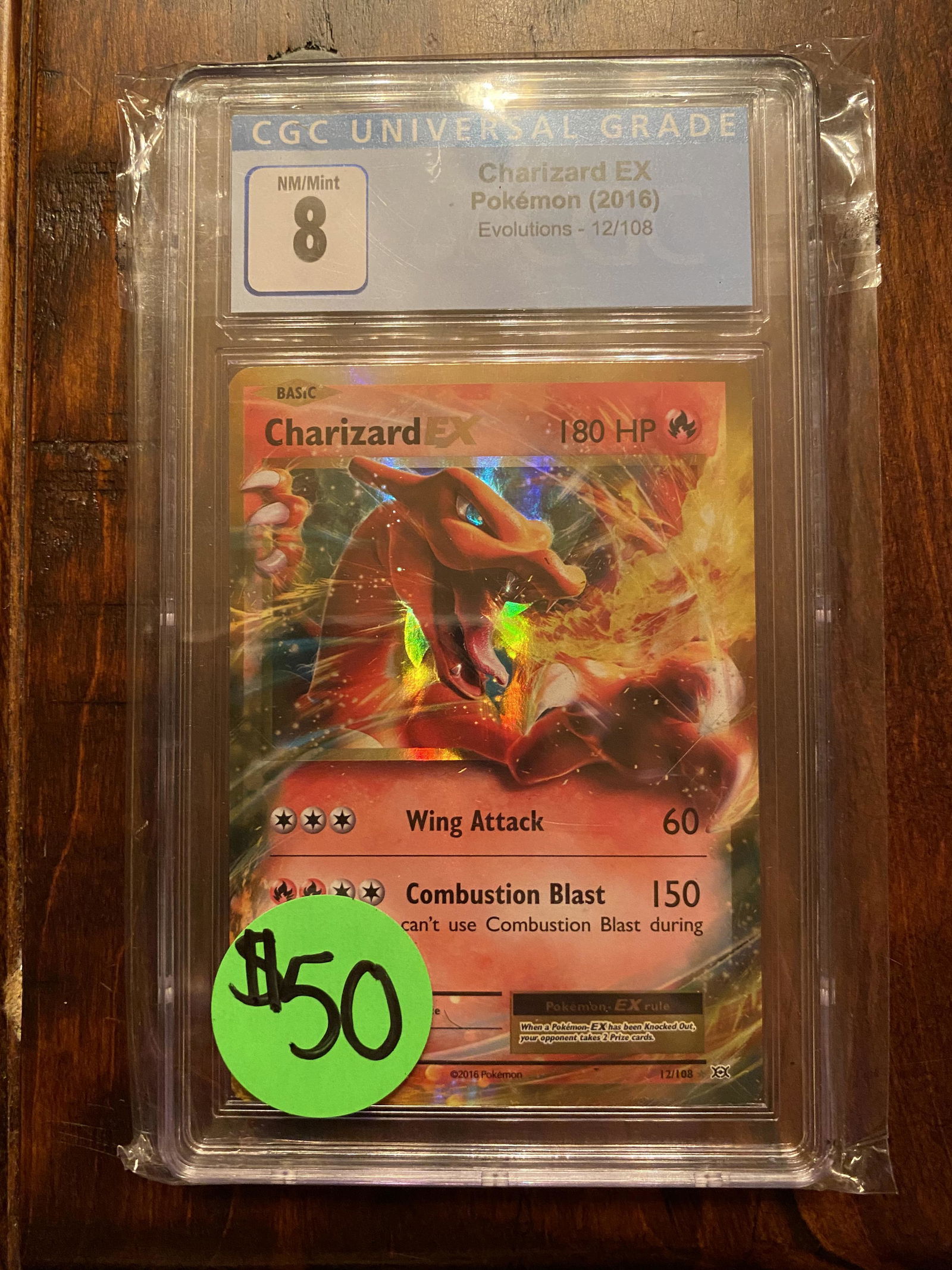 XY Evolutions Charizard EX CGC 8 (1 of 1)
