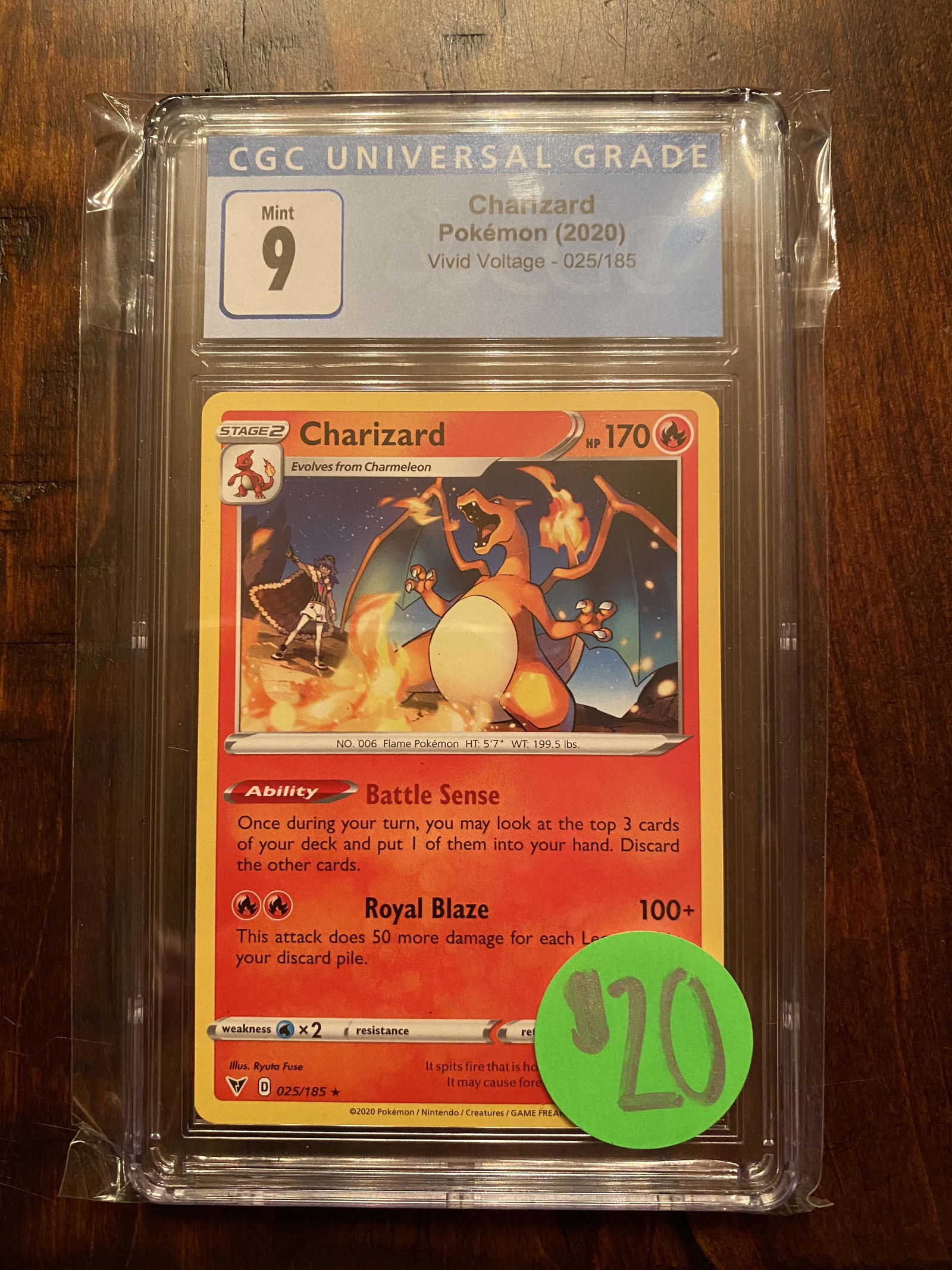 Charizard Vivid Voltage CGC 9 (1 of 1)