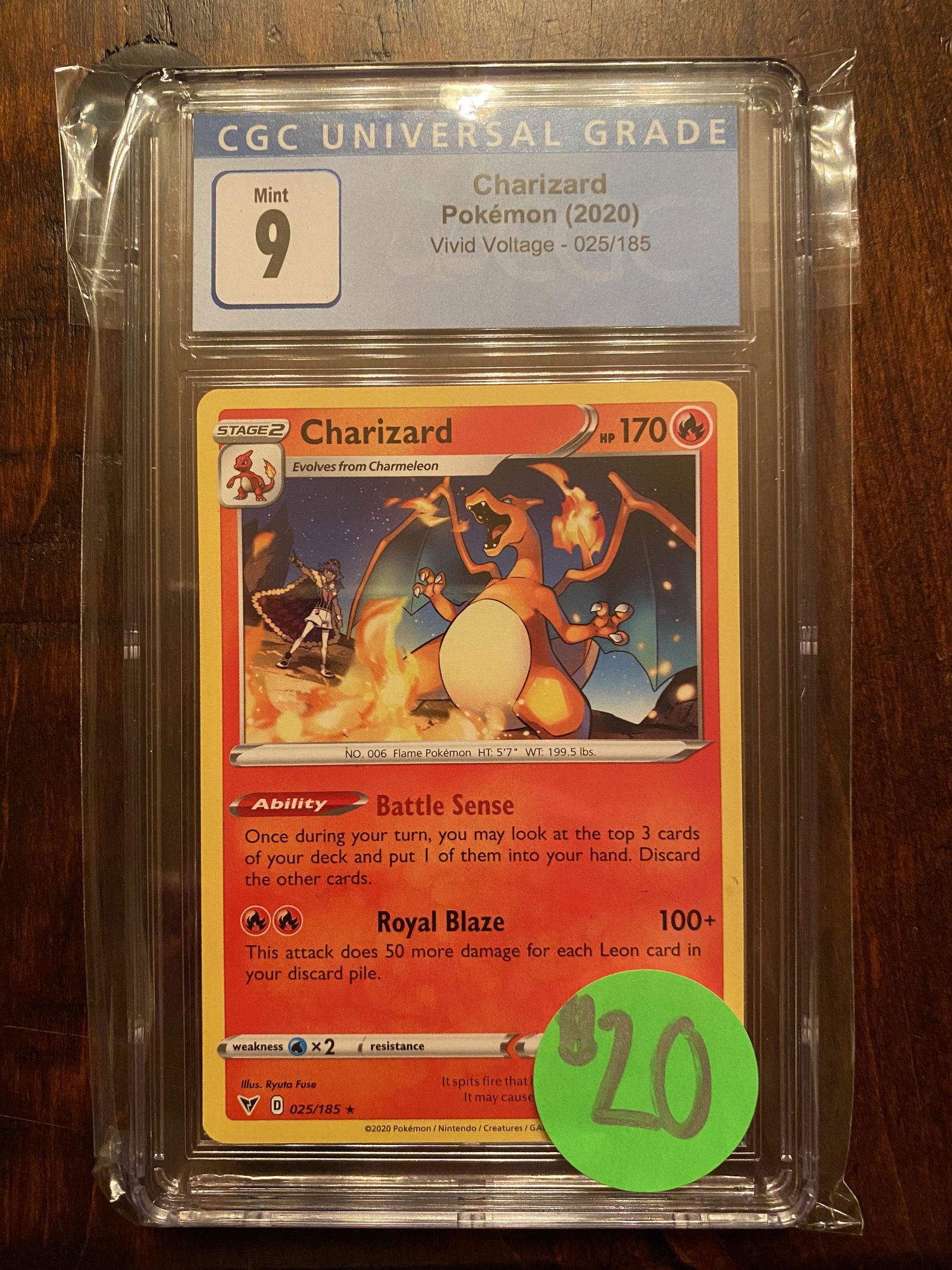 Charizard Vivid Voltage CGC 9 (1 of 1)