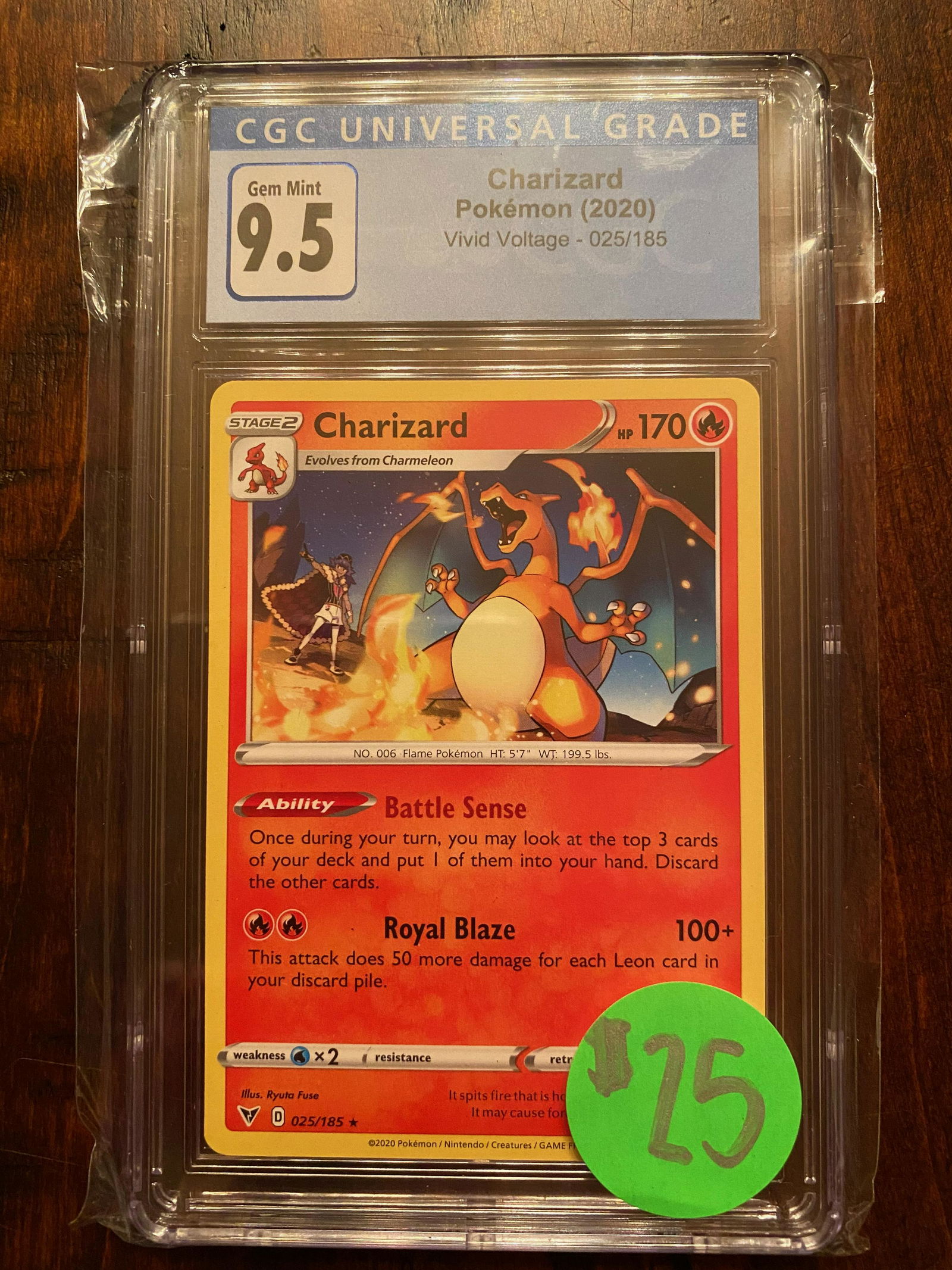 Charizard Vivid Voltage CGC 9.5 (1 of 1)