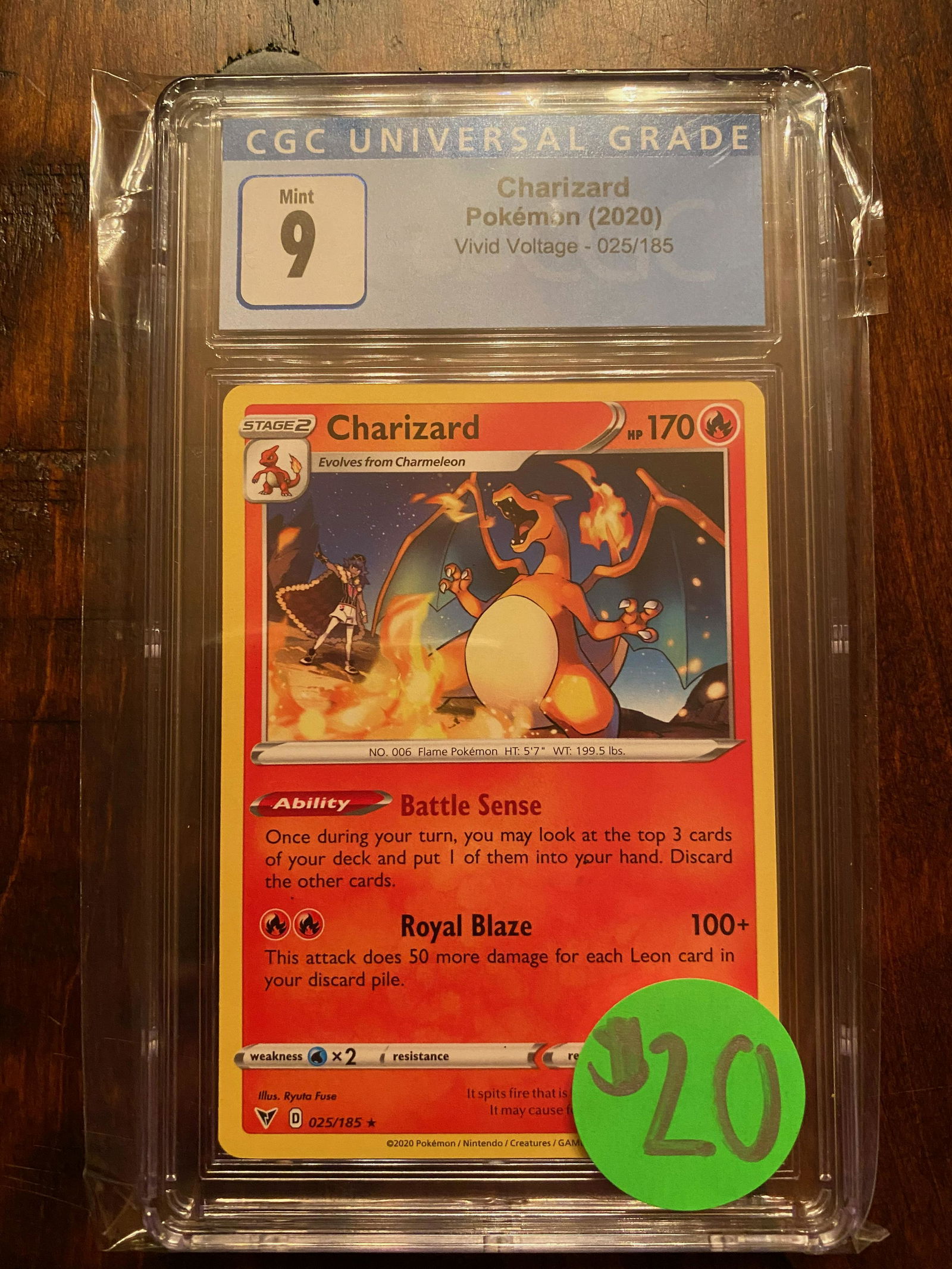 Charizard Vivid Voltage CGC 9 (1 of 1)