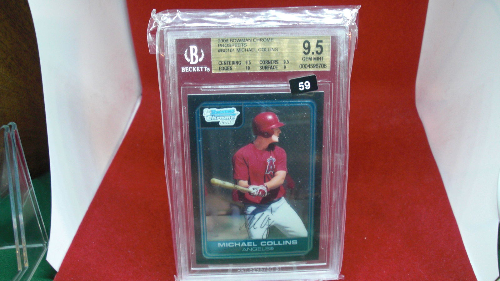 beckett graded 2006 michael collins mint 9.5 (1 of 1)