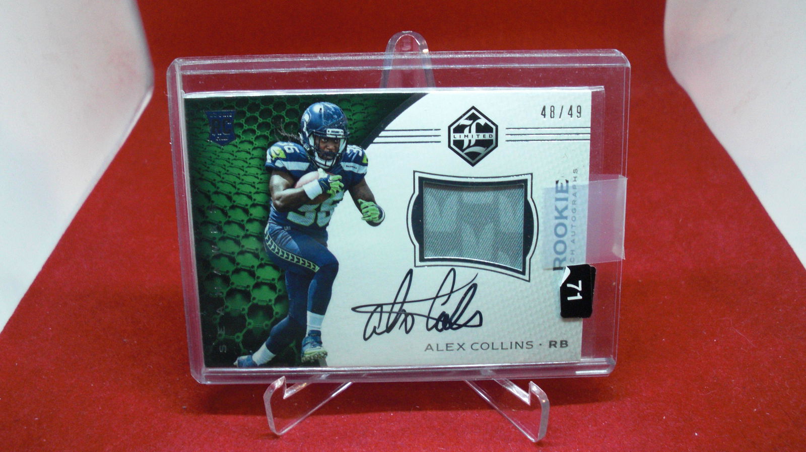 alex collins signature jersey rookie limited #48/49 (1 of 1)