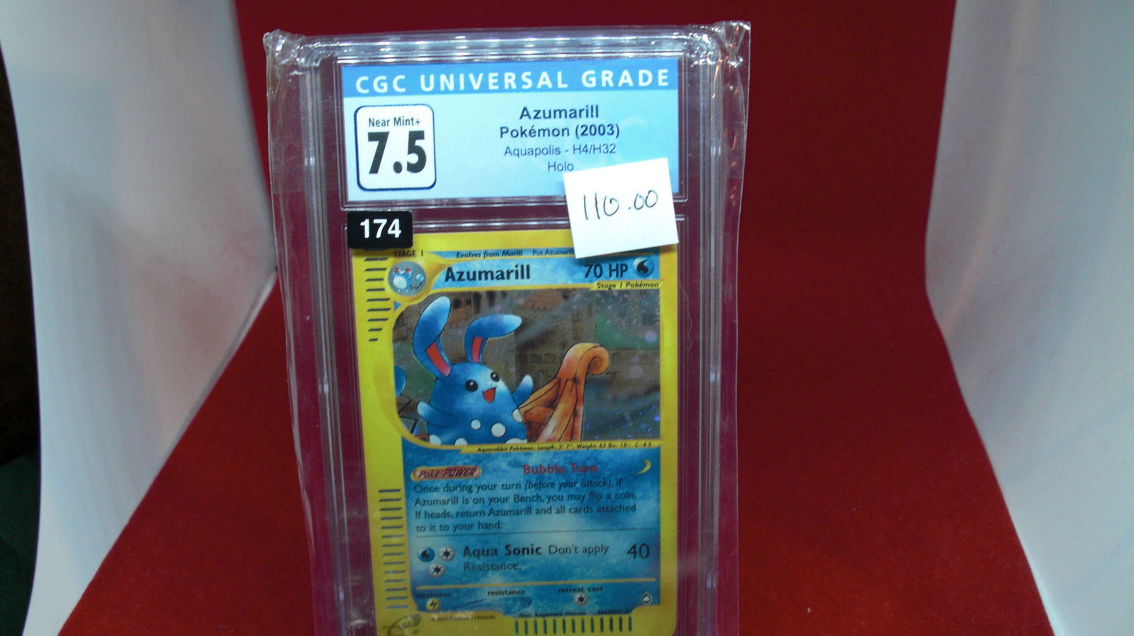 cgc graded azmumarill mint 7.5 (1 of 1)