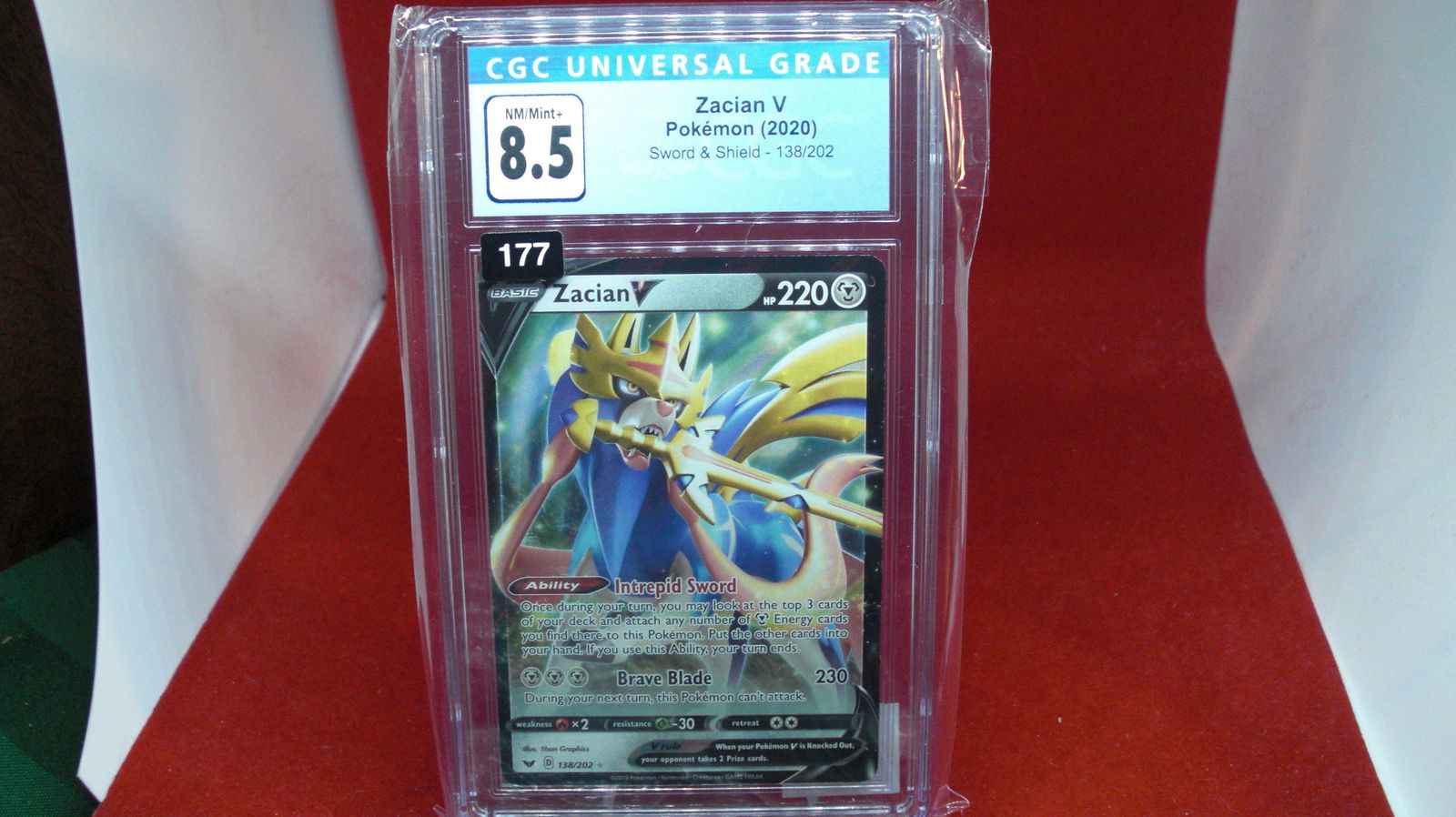 cgc graded zacian mint 8.5 (1 of 1)