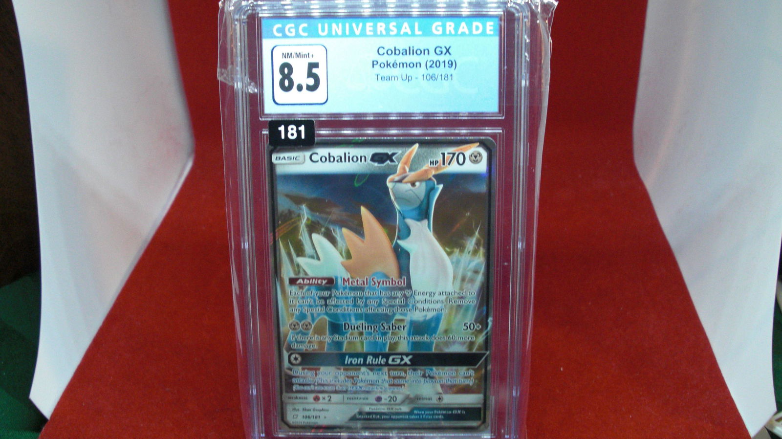 cgc graded cobalion gx mint 8.5 (1 of 1)