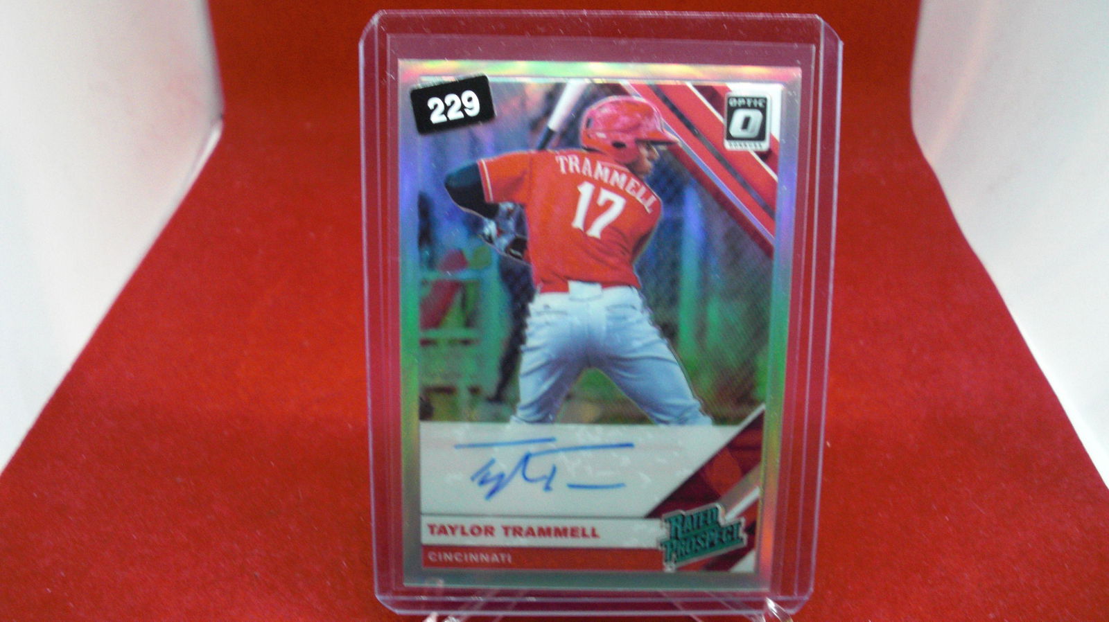 taylor trammell signature rated rookie optic (1 of 1)