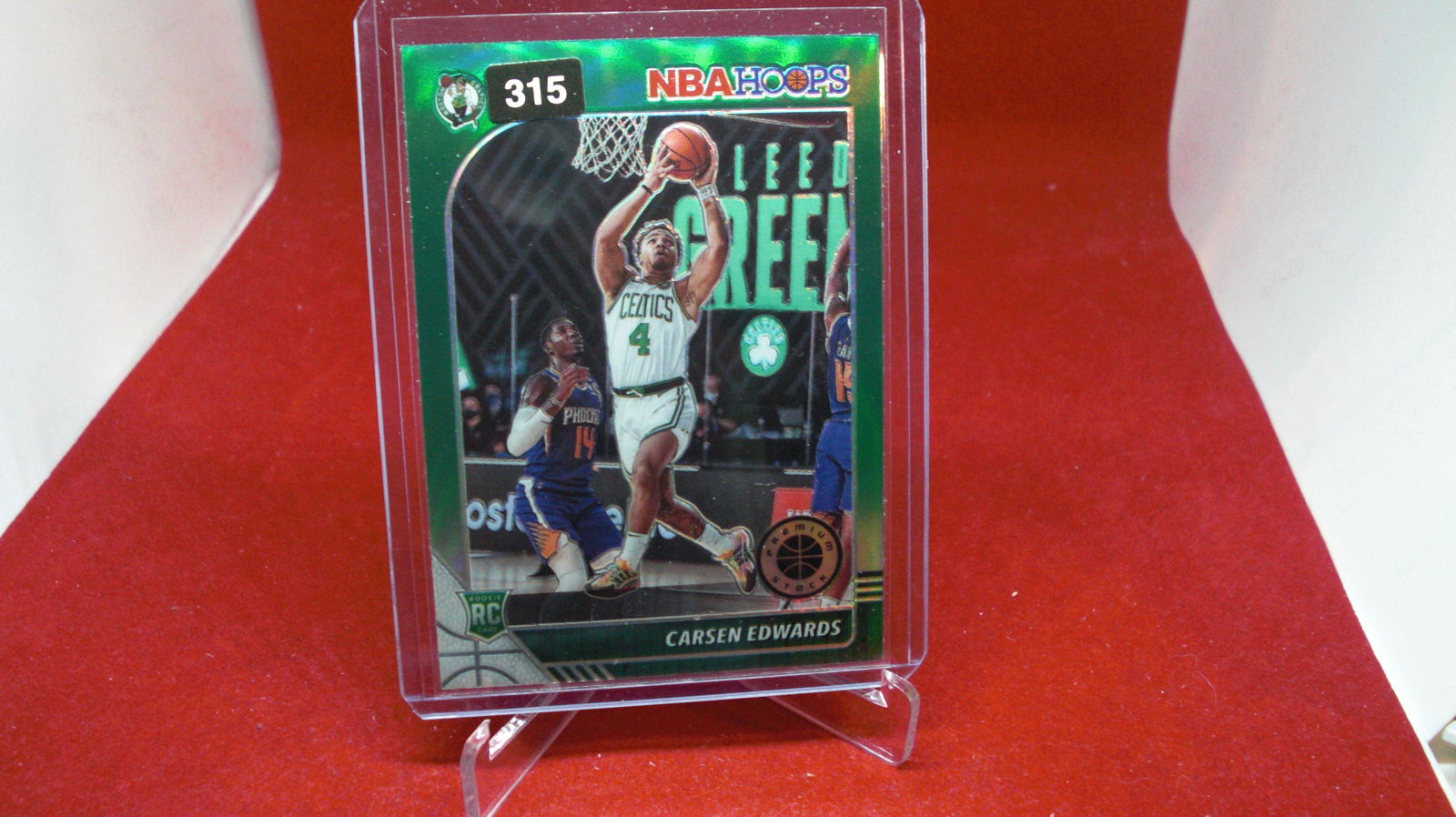 carsen edwards rookie green nba hoops (1 of 1)