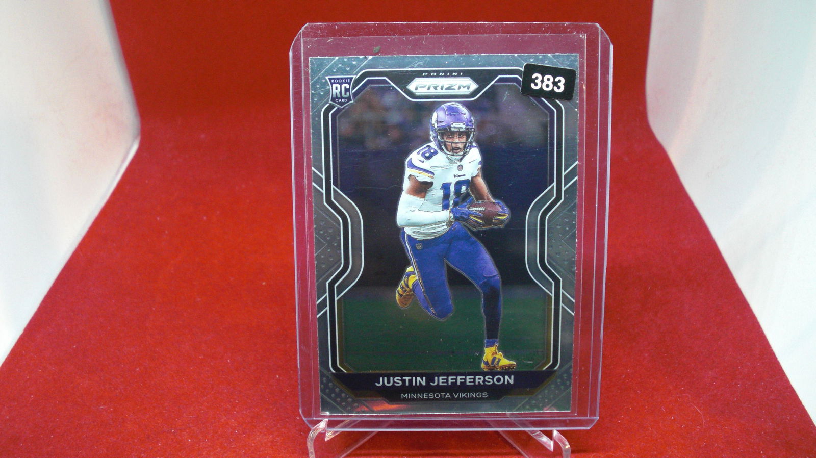 justin jefferson rookie prizm (1 of 1)