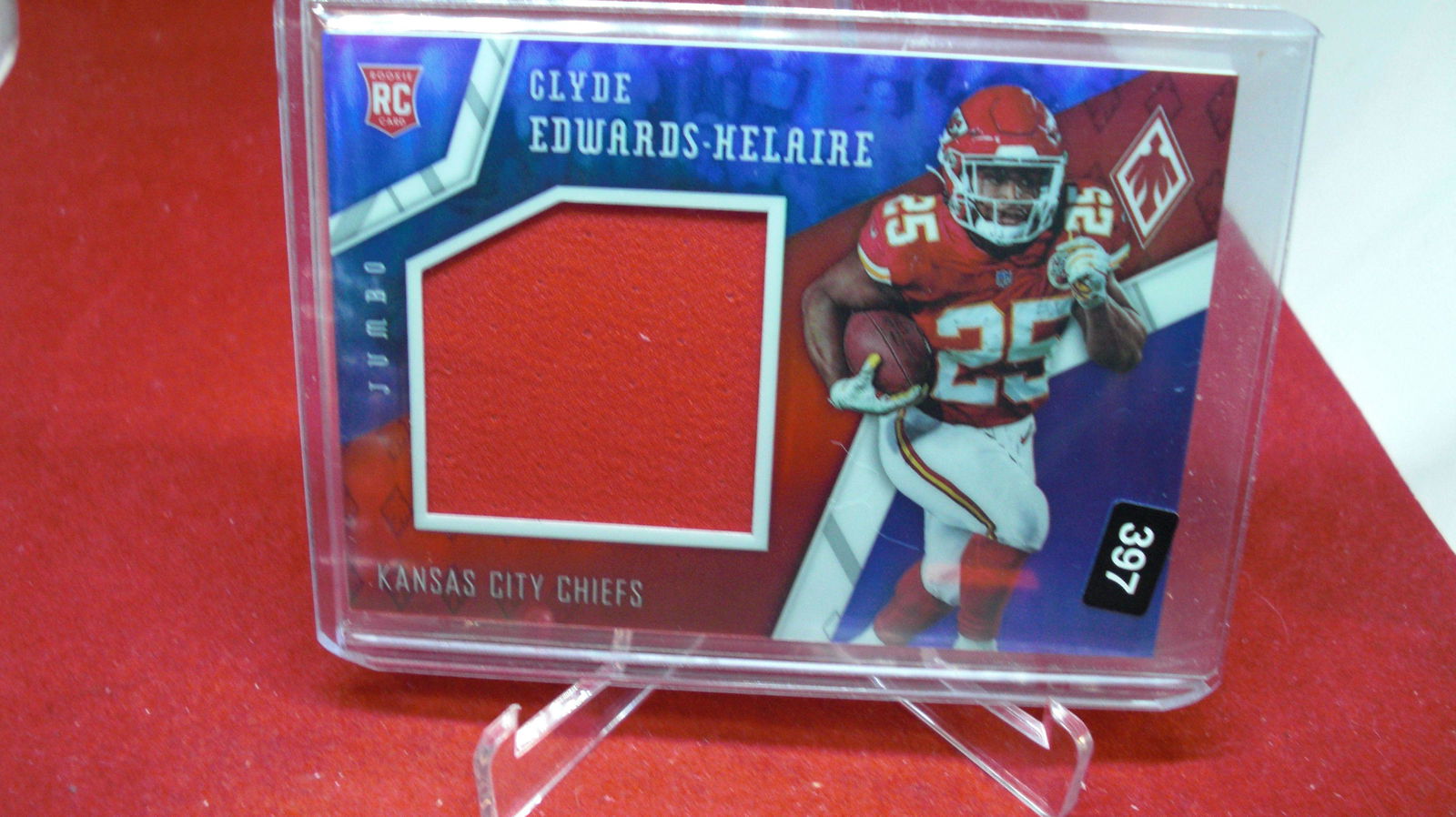 clyde edwards helarire rookie jersey #26/50 (1 of 1)