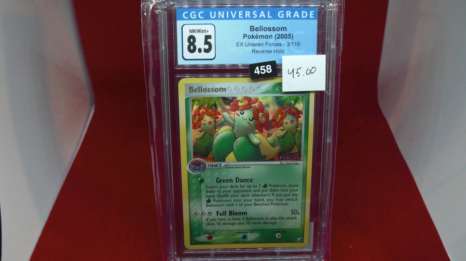 cgc graded bellossom pokemon mint 8.5 (1 of 1)
