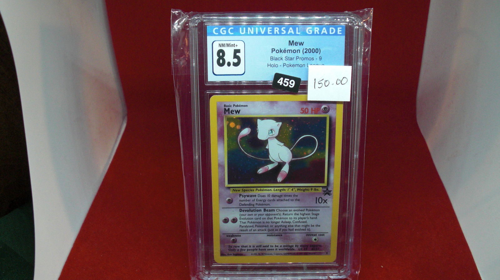 cgc graded mew pokemon mint 8.5 (1 of 1)
