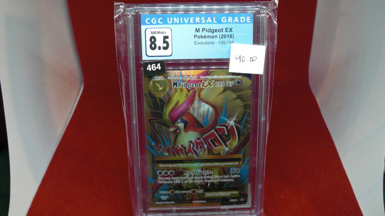 cgc graded m pidgeot ex mint 8.5 (1 of 1)