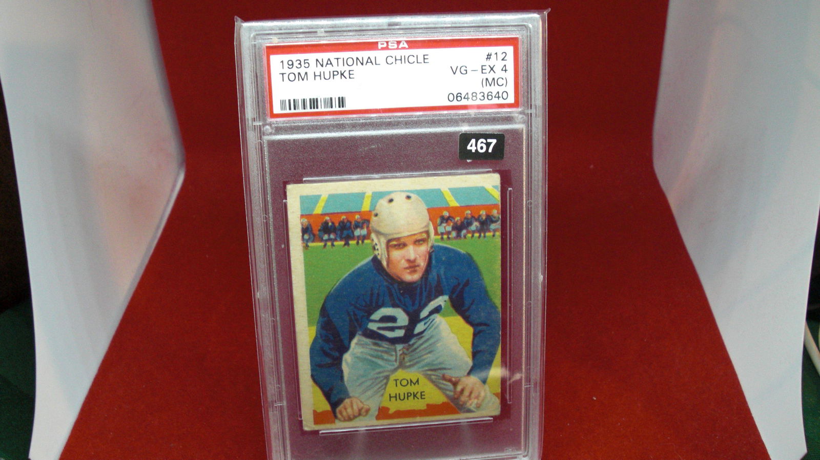 psa graded 1935 tom hupke vg 4 (1 of 1)
