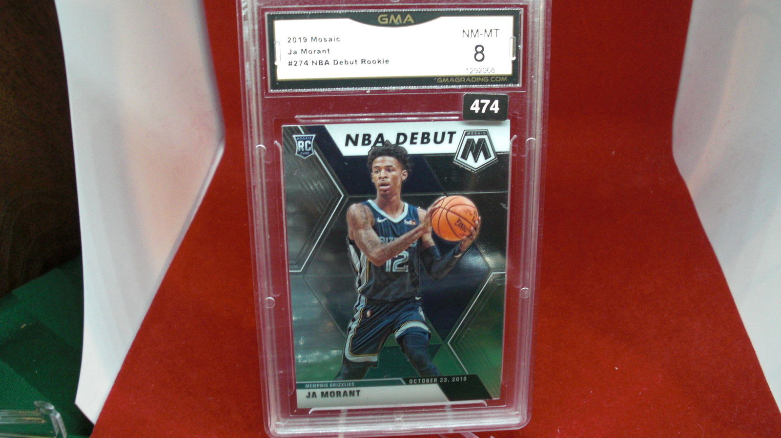 gma graded 2019 ja morant rookie mint 8 (1 of 1)