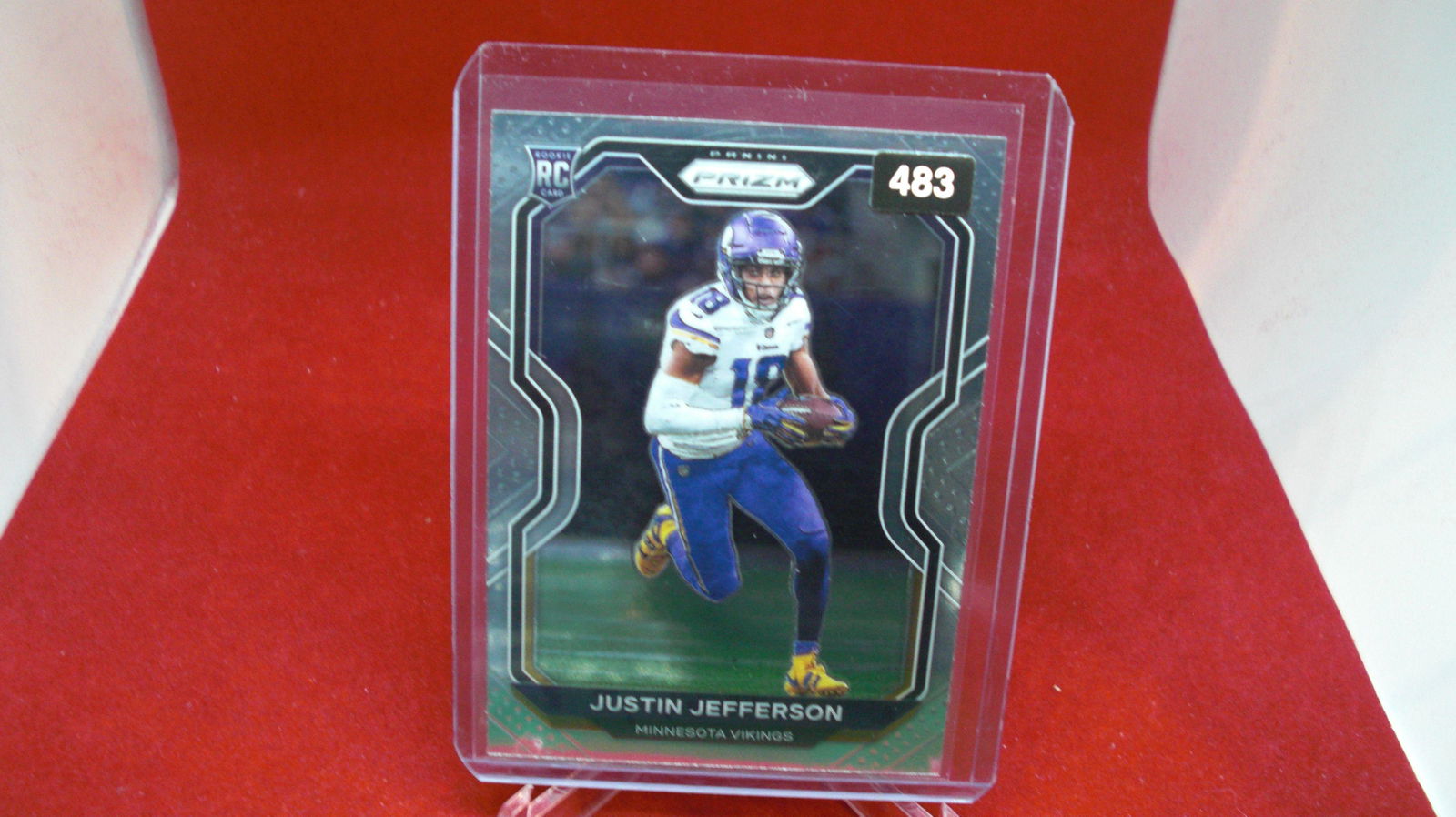 justin jefferson rookie prizm (1 of 1)