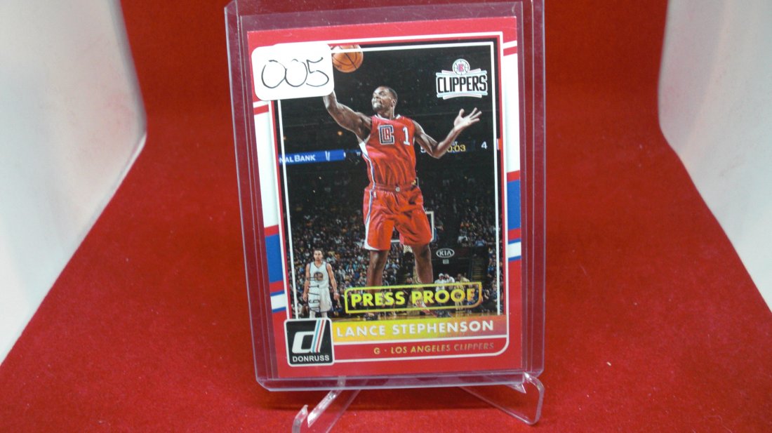Lance Stephenson Press Proof only 6/10: Lance Stephenson Press Proof only 6/10