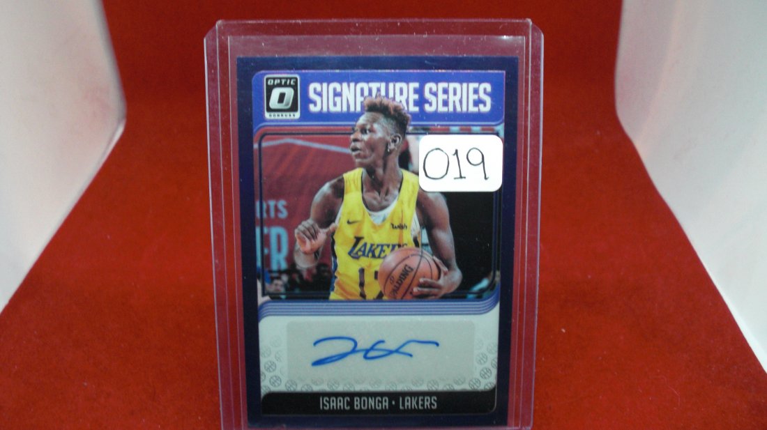 Isaac Bonga Sig Purple Prizm: Isaac Bonga Sig Purple Prizm