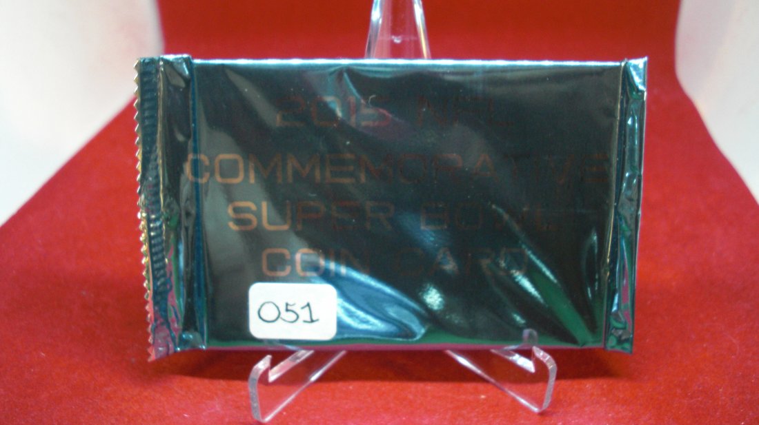 2015 NFL Commemorative Coin Card pack (1 of 1)