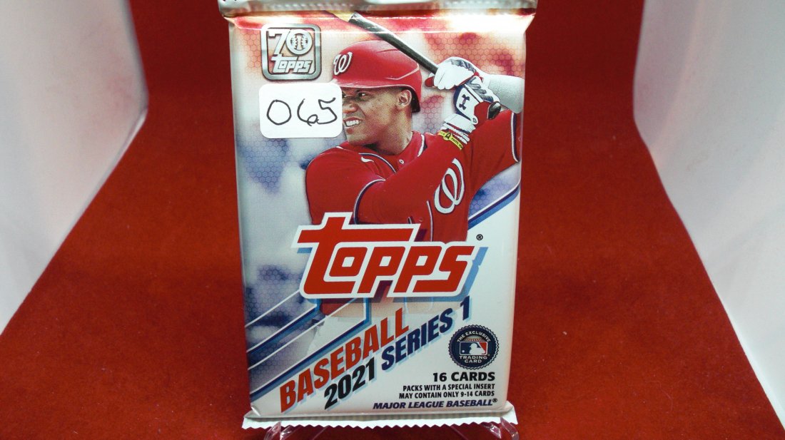 Topps Baseball 2021 16 cards unopend PK (1 of 1)