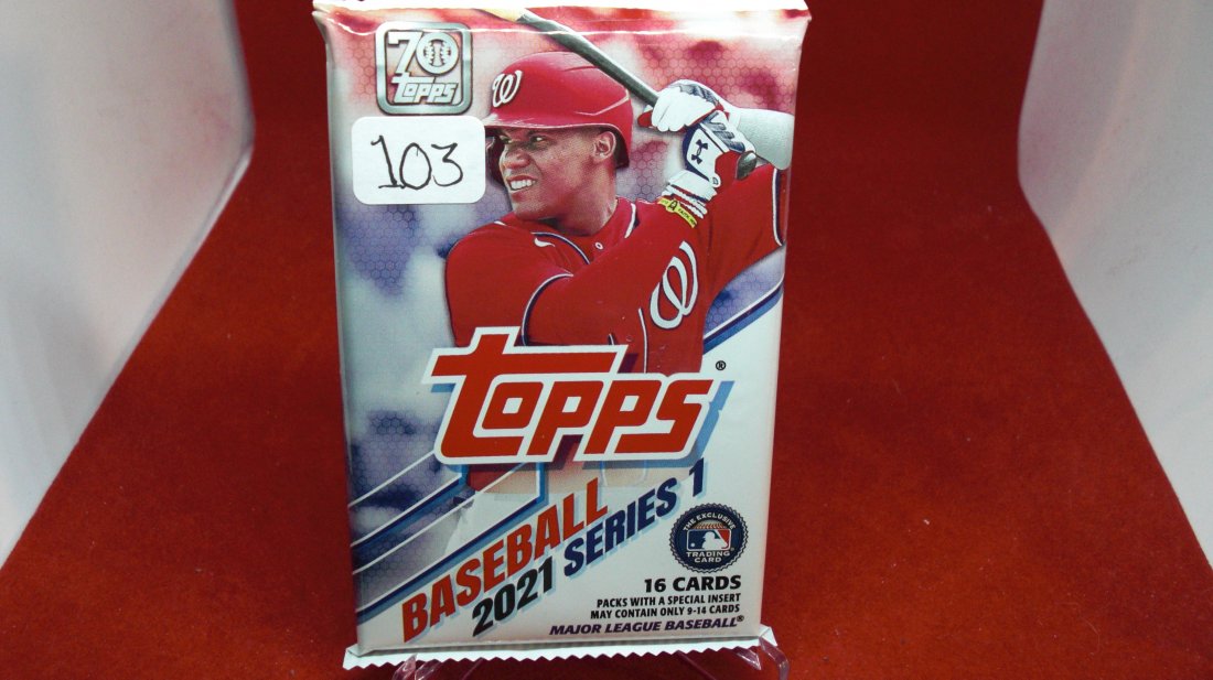 Topps Baseball 2021 16 cards unopend PK (1 of 1)