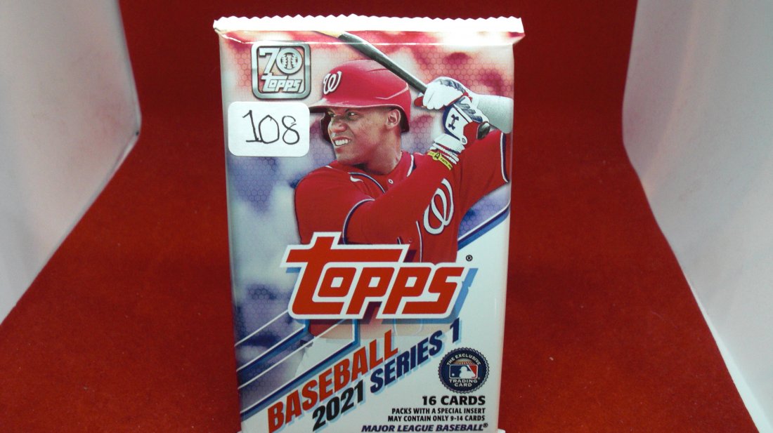 Topps Baseball 2021 16 cards unopend PK (1 of 1)