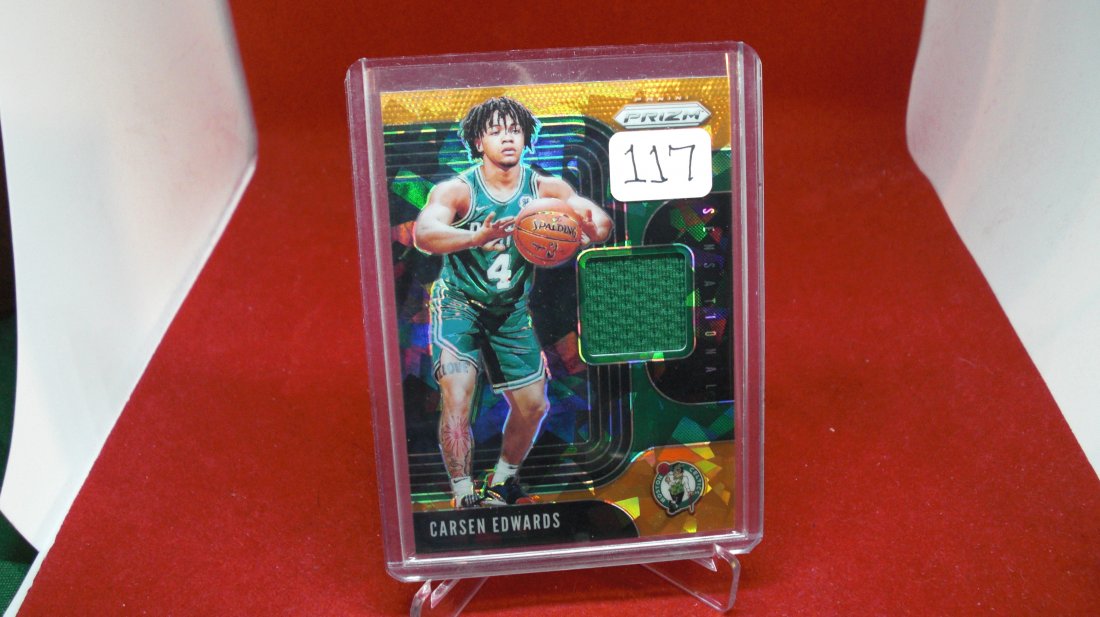 Carsen Edwards Jersey Orange Prizm (1 of 1)