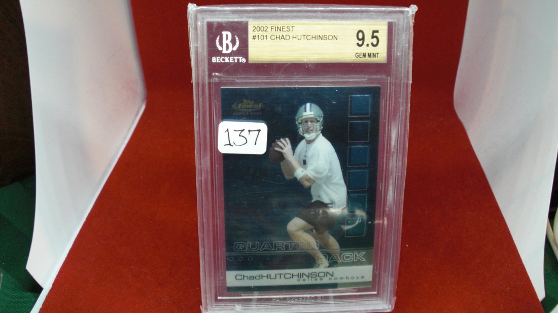 Chad Hutchinson RC Beckett 9.5Graded: Chad Hutchinson 2002 RC Graded