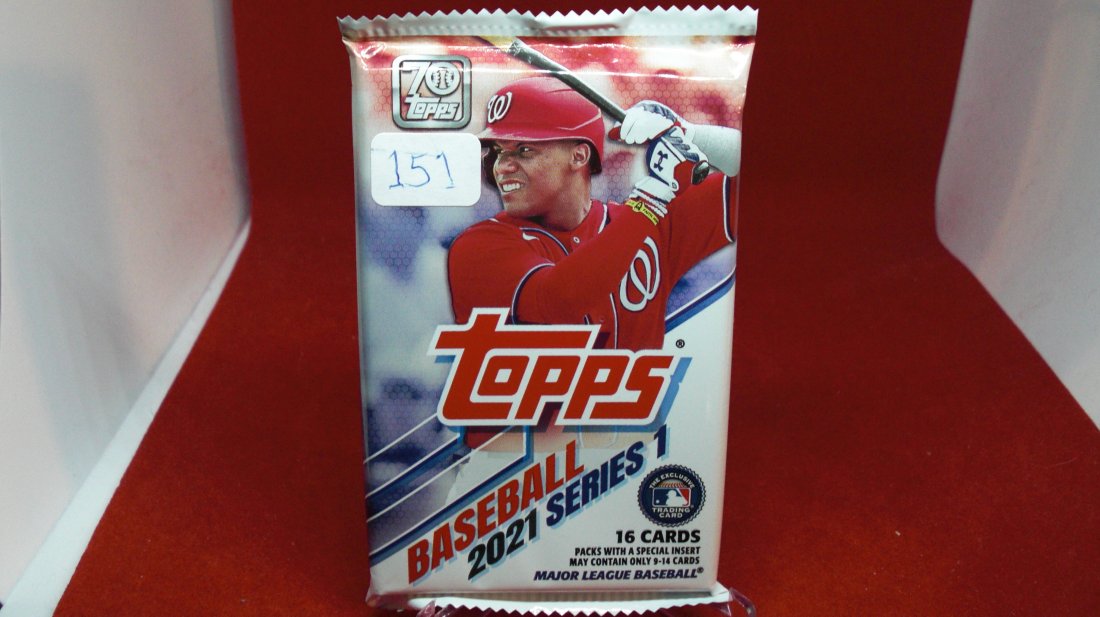 Topps Baseball 2021 16 cards unopend PK (1 of 1)