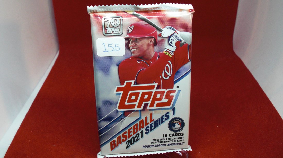 Topps Baseball 2021 16 cards unopend PK (1 of 1)