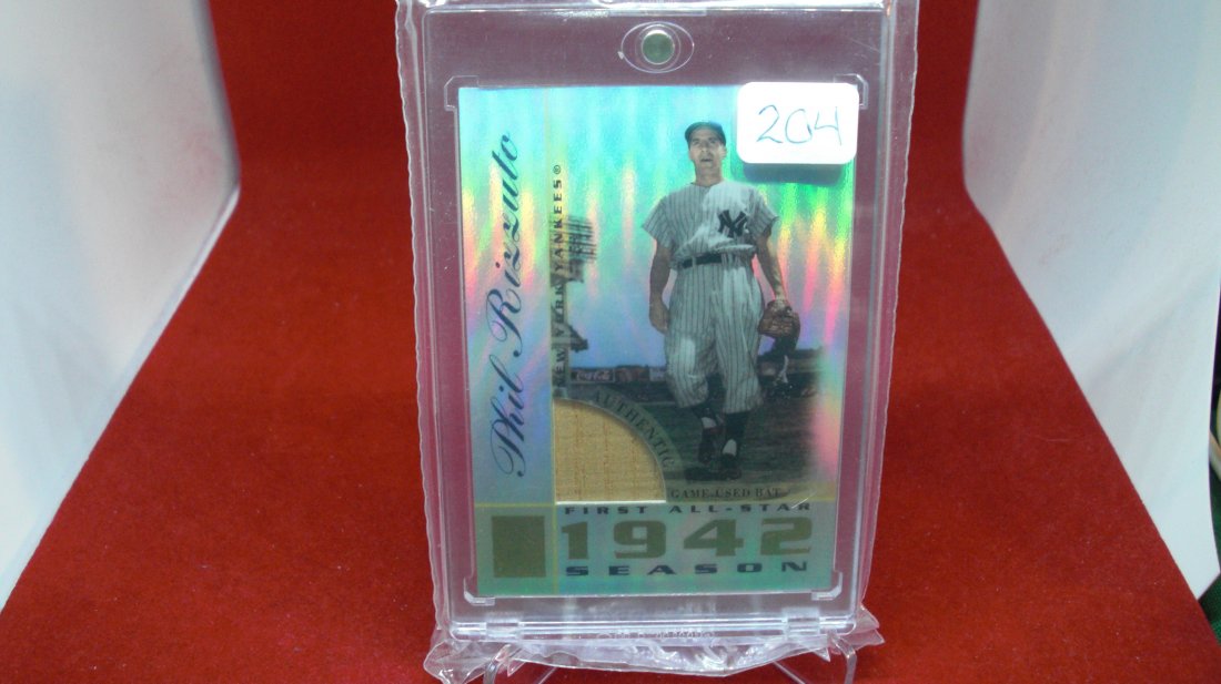 Phil Rizzuto Bat Card: Phil Rizzuto Bat Card