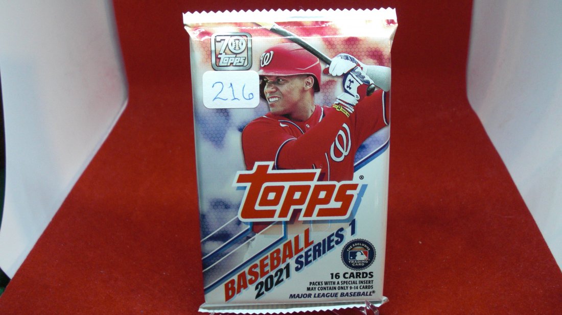 Topps Baseball 2021 16 cards unopend PK (1 of 1)